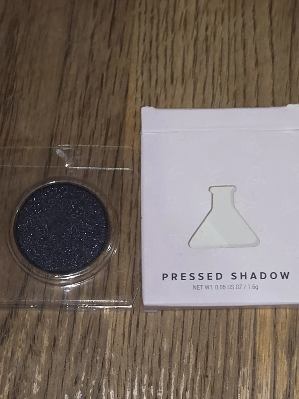 Pressed Eyeshadow Single - Midnight (Black With Purple Glitter Flecks) 0.05oz